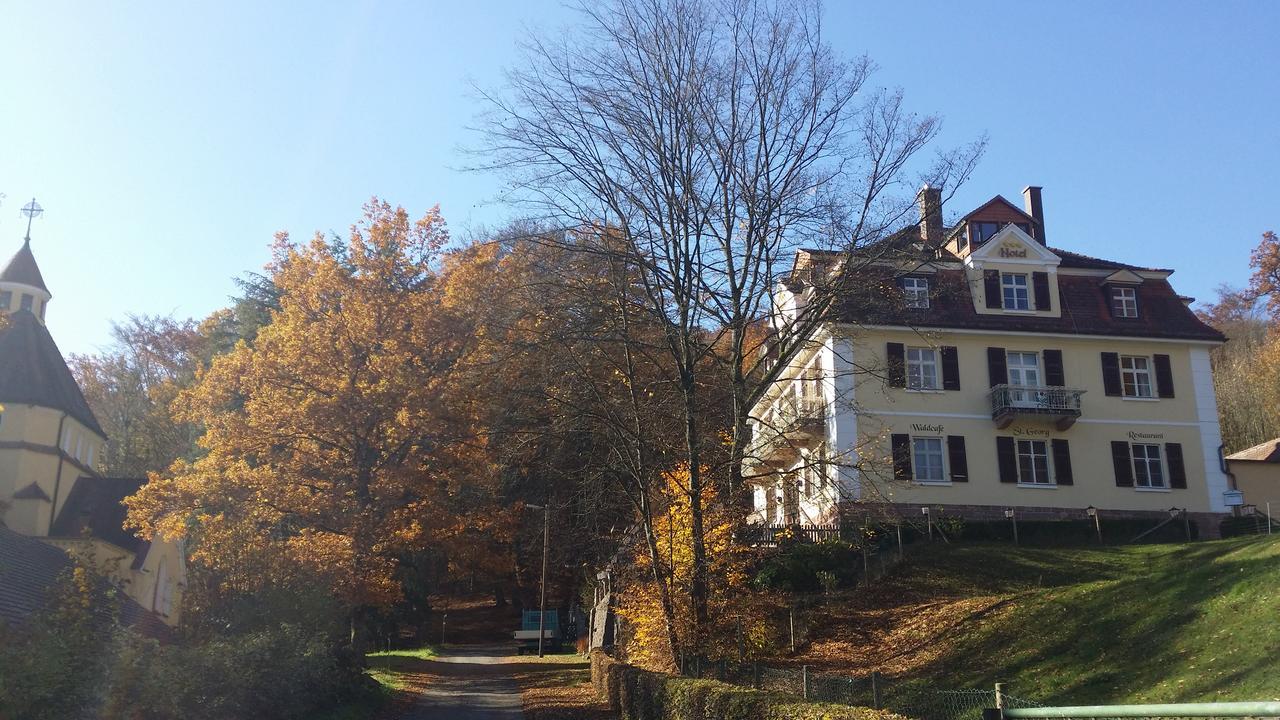 Rhoen Hotel Waldcafe St. Georg Staatsbad Brückenau Dış mekan fotoğraf